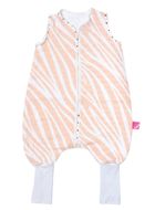 Motherhood, śpiworek muślinowy z nogawkami, 0.5 tog, 18-30 m, zebra łososiowa
