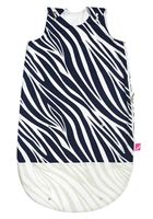 Motherhood, Zebra Niebieska, Zip-A-Round, śpiworek letni 2w1, TOG 1, 3-18m