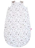 Motherhood, Zip-A-Round, bawełniany śpiworek, 2w1, TOG 2, wrzosowe listki, 3-18m