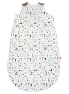 Motherhood, Zip-A-Round, bawełniany śpiworek, 2w1, TOG 3, beżowe listki, 3-18m