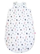 Motherhood, Zip-A-Round, bawełniany śpiworek, 2w1, TOG 3, fioletowe baloniki, 3-18m