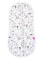 Motherhood, Zip&Swaddle, otulacz, beżowe listki, 2.5-5 kg