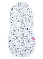 Motherhood, Zip&Swaddle, otulacz, niebieskie listki, 2.5-5 kg