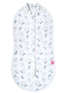 Motherhood, Zip&Swaddle, otulacz, niebieskie misie, 5-8 kg