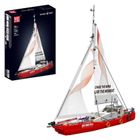 Mould King, Modern Sailboat, żeglówka, klocki, 767 elementów
