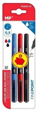 MP Main Paper, cienkopis, 0,5 mm, 3 szt.