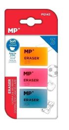 MP Main Paper, gumka do ścierania, super miękka, 3 szt.