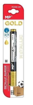 MP Main Paper, marker permanentny, złoty, 2 mm, 3 mm