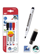 MP Main Paper, markery suchościeralne z gumką, 3 szt.