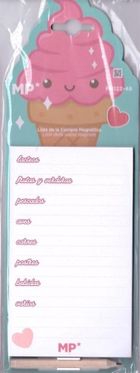 MP Main Paper, notes magnetyczny na lodówkę z ołówkiem, lód, 1 szt.