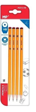 MP Main Paper, ołówek HB, 4 szt.