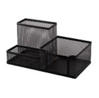 MP Main Paper, organizer na biurko, siatkowy metalowy, czarny