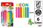 MP Main Paper, plastelina, 6 kolorów neonowych