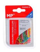 MP Main Paper, spinacze biurowe, kolorowe, 28 mm, 80 szt.