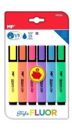 MP Main Paper, zakreślacz fluorescencyjny, 6 szt.