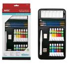 MP Main Paper, zestaw farb akrylowych z przyborami, 20 elementów