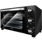 MPM, piekarnik elektryczny, czarny, 48l, 61,1-46,2-40,3 cm, MPE-17/T