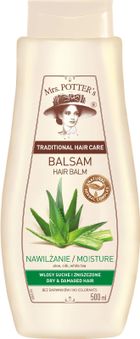 Mrs. Potter's, Aloes i Proteiny jedwabiu, balsam do włosów, 500 ml