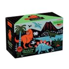 Mudpuppy, Dinozaury, puzzle świecące w ciemności, 100 elementów