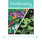 Mudpuppy, Las, puzzle świecące w ciemności, 500 elementów