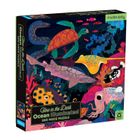 Mudpuppy, Ocean, puzzle świecące w ciemności, 500 elementów
