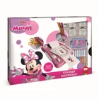Multiprint, Myszka Minnie, pieczątki z maszyną do naklejek, zestaw kreatywny
