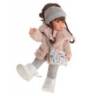 Munecas Antonio Juan, Bella, lalka hiszpańska, futerko, 45 cm