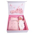 Munecas Antonio Juan, Pitu, lalka hiszpańska z akcesoriami, różowa, 26 cm