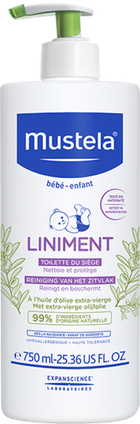 Mustela, liniment do oczyszczania okolicy pieluszkowej, 750 ml