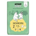 Muumi Baby, Eko, pieluszki, rozmiar 2, 3-6 kg, 56 szt.