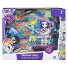 My Little Pony, Equestria Girls, Rainbow Dash, zestaw z mini lalką