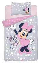 Myszka Minnie, 2-częściowy komplet pościeli, szary, 100-135 cm