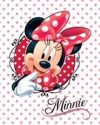 Myszka Minnie, koc z mikrofibry, 120-150 cm