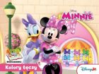 Myszka Minnie. Kolory tęczy. Rozkładanka