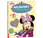 Myszka Minnie. Malowanka z diamencikami