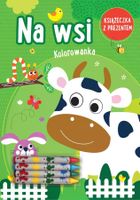 Na wsi. Kolorowanka + kredki