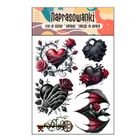 Naprasowanki, naplamki, Gotyk