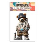 Naprasowanki, naplamki, Miś graffiti