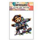 Naprasowanki, naplamki, Miś na deskorolce