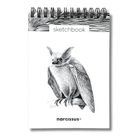 Narcissus, szkicownik na spirali, A6, 60 kartek, Nietoperz, 1 szt.
