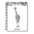 Narcissus, szkicownik na spirali, B5, 60 kartek, Żyrafa, 1 szt.