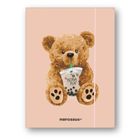 Narcissus, Teddies, teczka z gumką A4, Miś z boba tea