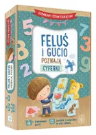 Nasza Księgarnia, Feluś i Gucio poznają cyferki, drewniane zestaw edukacyjny z puzzlami