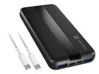 Natec, powerbank, TREVI SLIM Q V2, 10000mAh, PD USB-C, 20W + USB-A, 18W + KABEL USB-C