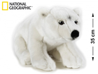 National Geographic, niedźwiedź polarny, maskotka, 35 cm