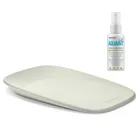 Nattou, Softy, miękka mata do przewijania, green, 50-70 cm + Aquaint, płyn antybakteryjny, 50 ml