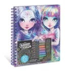 Nebulous Stars, Isadora, kolorowanki z czarnymi kartkami i pisakami