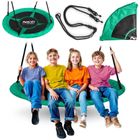 Neo-Sport, Swingo, huśtawka bocianie gniazdo, zielona, 120 cm