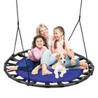Neo-Sport, Swingo, huśtawka ogrodowa XXL, bocianie gniazdo, 120 cm, niebieska