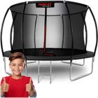 Neo-Sport, trampolina ogrodowa profilowana z siatką wewnętrzną, 14ft/435 cm